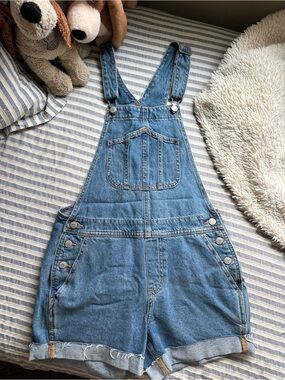 Old Navy Light Blue Denim Shortalls